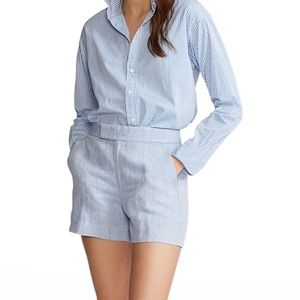 Ralph Lauren Striped Button-Down Cotton Shirt